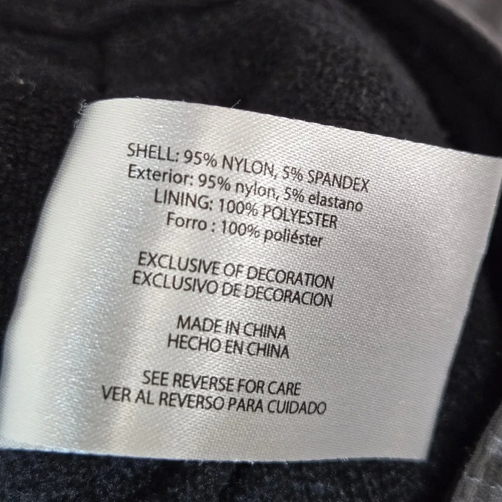 Eddie Bauer Men Gray Nylon Fleece Lined Cargo Hiking Pants Size 36 x 30‎